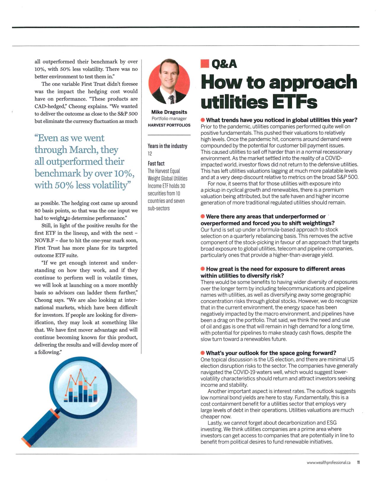 How to approach utilities ETFs Harvest ETFs