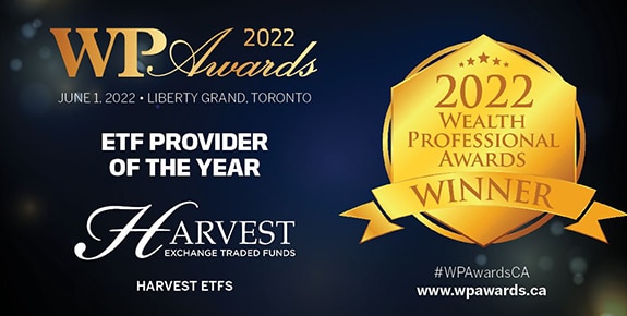 Harvest ETFs Wins Big at Wealth Professional Awards