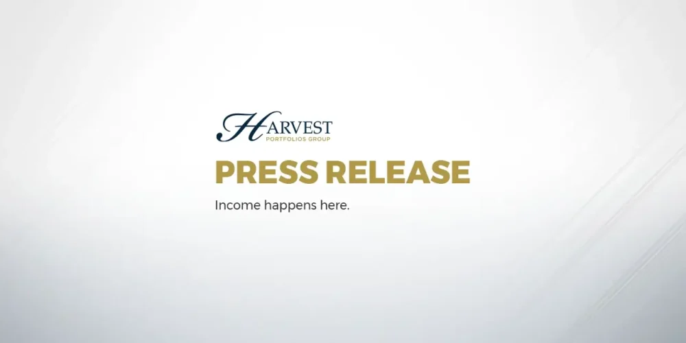 FNB Harvest - Communiqué de presse