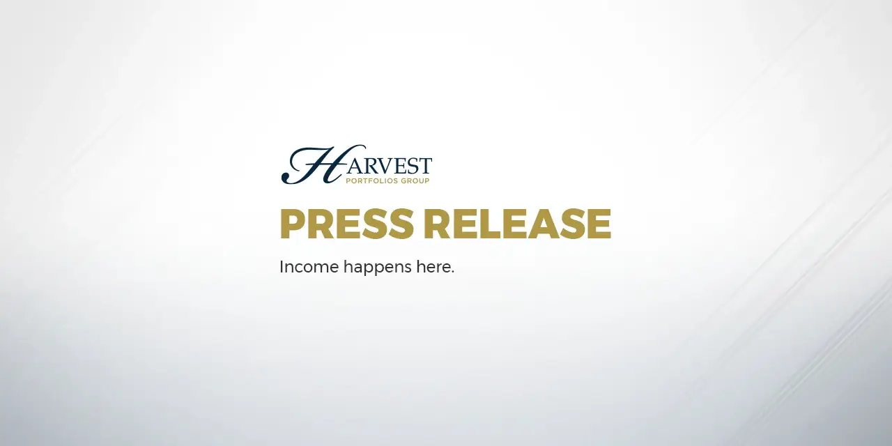 Harvest ETFs - Press Release